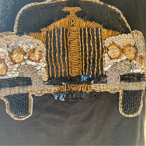 VINTAGE SINGLE STITCH Sequenced Short Sleeve Tee Shirt Car Design Rolls Royce - Picture 5 of 11